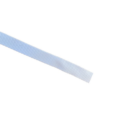 Gurtband weiß, 25 mm, Meterware